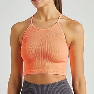 NWOT Free people movement Neon ribbed Jersey Bra Top